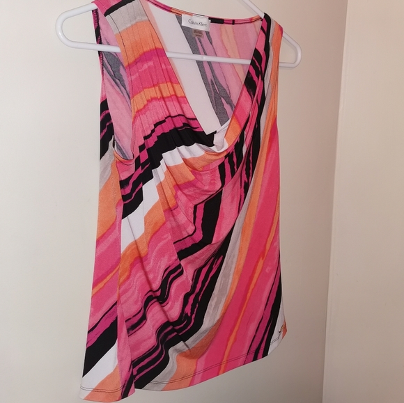 Calvin Klein Bright stylish classic Loose tank S - Picture 3 of 13